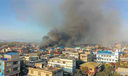 manipur burning